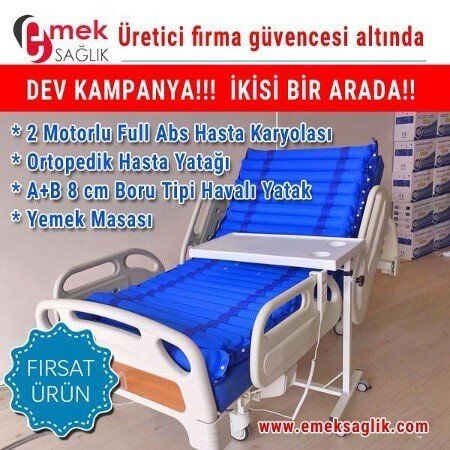 2 Motorlu Hasta Karyolası