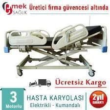 3 Motorlu Hasta Karyolası