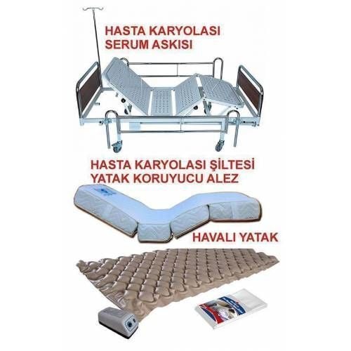 2 Motorlu Hasta Karyolası