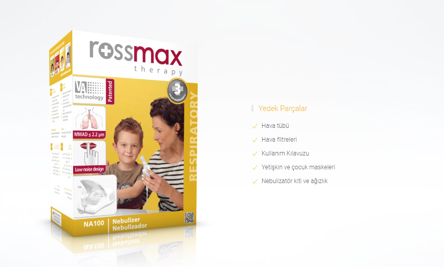 Rossmax NA100 Kompresörlü Nebülizatör