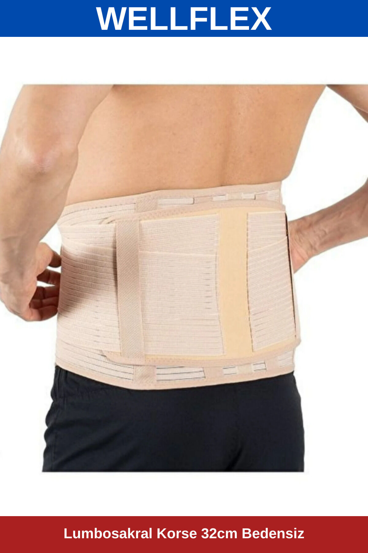 Lumbosakral Korse 32 cm Bedensiz