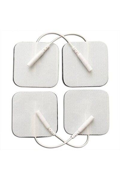 8 Adet Kablolu/soketli Tens Pedi Elektrodu -5x5cm Kare