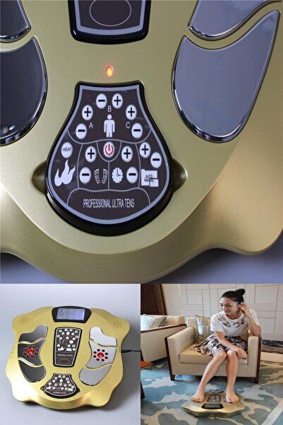 Elektromanyetik 4 Adet Elektroped Ile Vücutta Kullanılabilir Tens Cihazı