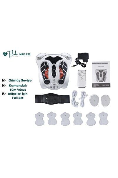 Ayak Ve Vücut Masaj Therapy Ultra Masaj - Tüm Vücut Bölgeleri İçin Gümüş Seviye Masaj Cihazı