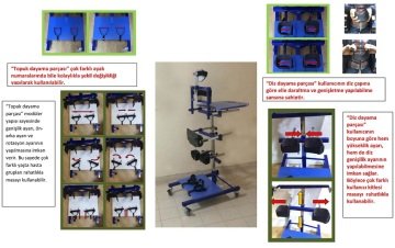 Ayakta Durma Sehpası Sırt ve Baş Boyun Destekli 7-12 Yaş Arası