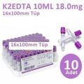Kan Alma Tüpü, Mor Kapak, K E K EDTA ml mg x mm, Bd Vacutainer