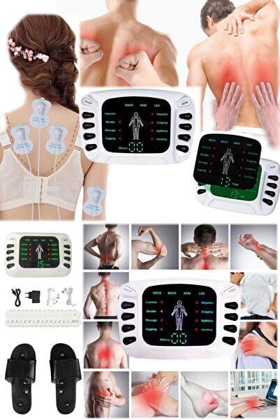 4 Pedli Tüm Vücut Akapuntur Tens Terapi Cihazı Tens Terliği Fizyoterapi 8 Modlu Elektronik Cihaz