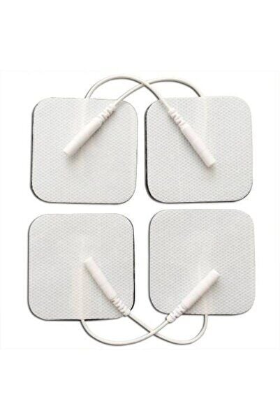 Kablolu / Soketli Elektrot 5*5 Cm Ems Tens Cihazı Pin Girişli Elektrod , 1 Paket = 4 Adet