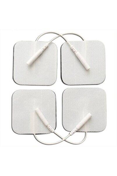 Kablolu / Soketli Elektrot 5*5 Cm Ems Tens Cihazı Pin Girişli Elektrod , 1 Paket = 4 Adet