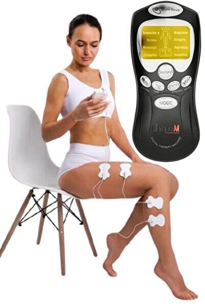 2 Kanallı Fizik Tedavi Tens Cihazı Dijital Portatif Tens, Ems, Masaj Cihazı Usb