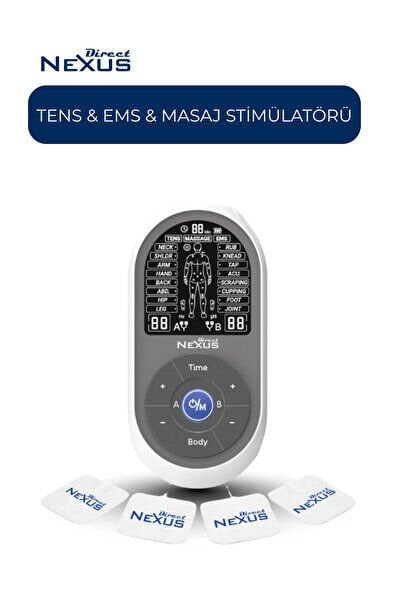 TENS ve EMS Masaj Cihazı | Giderici & Rahatlatıcı Stimülatör