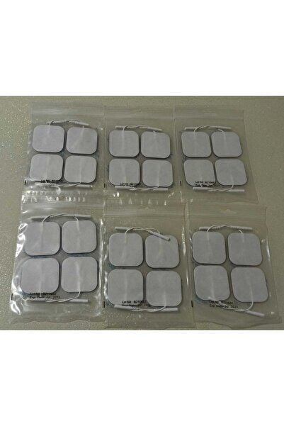 Tens Cihazı Kablolu Yedek Elektrot 5x5 Tens Pedi 4 lü ( 6 Paket )