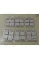Tens Cihazı Kablolu Yedek Elektrot 5x5 Tens Pedi 4 Lü ( 6 Paket )