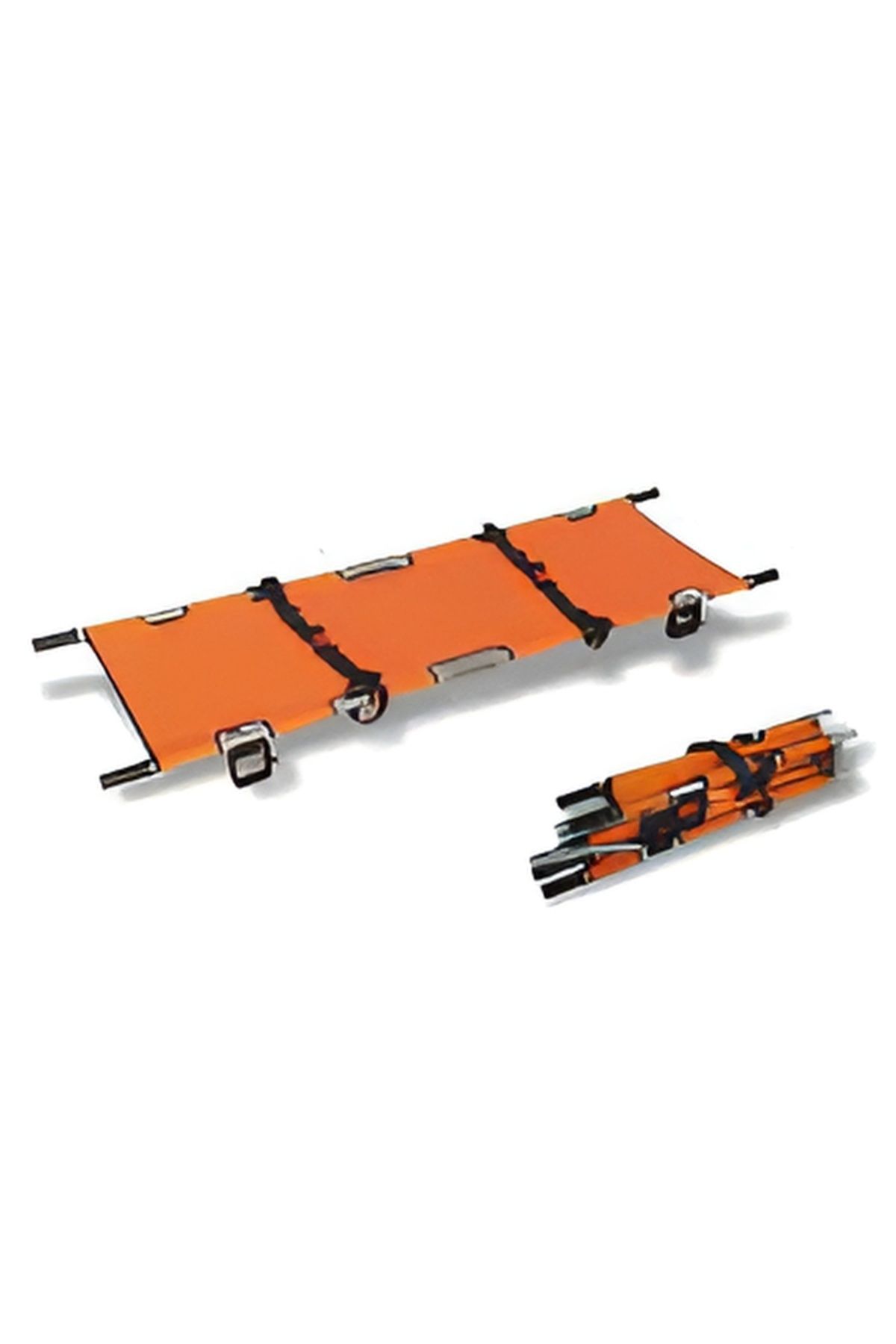 4'e Katlanabilir Hastane Sedyesi Hasta Taşıma Sedyesi Acil Sedyesi Iş Sağlığı Sedyesi Pole Sedye