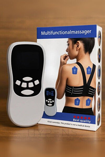 Taşınabilir Şarjlı EMS-TENS-Masaj Aleti Ultra Sessiz Elastik – Fizik Tedavi & Kas Gevşetme