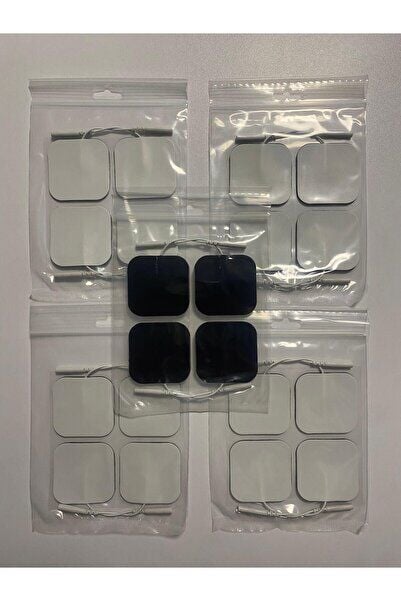 5 Paket, 20 Adet Tens Elektrod Pedi 5x5 Cm Extra Güçlendirilmiş Yapışkanlı Dayanıklı Köpük Yüzey