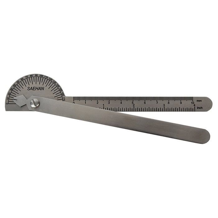 SH5102 Çelik Cep Gonyometre 18 Cm