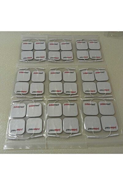 -- Tens Cihazı Kablolu Yedek Elektrot 5x5 Tens Pedi 4 Lü ( 9 Paket )