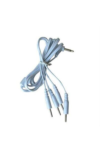 4 Uçlu Elektrot Pedi Kablosu,soketli Tens Cihazı Kablosu, Geçmeli Tens Kablosu