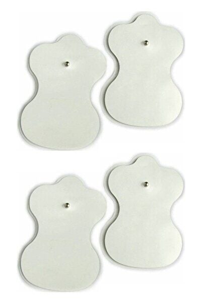 Çıtçıtlı Tens Pedi 4 Lü Paket - Çıt Çıtlı Elektrod Ped Tüm Modellere Uyumlu Elektro Tens Pedi