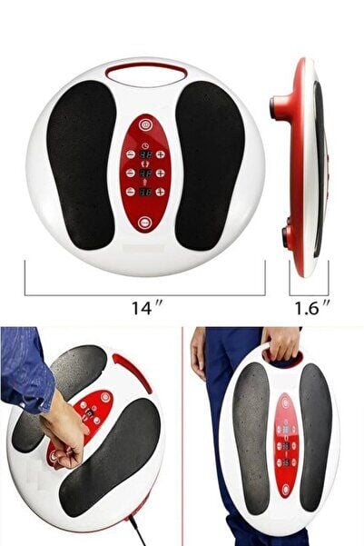 Elektro Pedler Sayesinde Vücutta Da Kullanılabilir Elektro Manyetik Ağrı Alan Tens Ayak Masaj Cihazı
