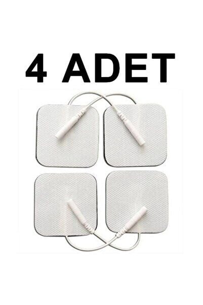 Tens Pedi Kablolu Yedek Elektrod 5x5 Tens Pedi 4'lü