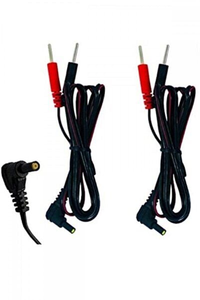 İki Uçlu Tens Kablosu, 2 Adet, Uyumluluk Sağlayan, Kaliteli ve Güvenilir Connectör