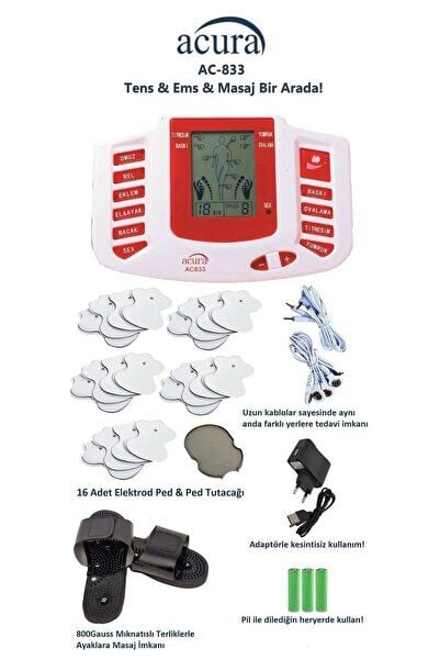 Ultra Masaj Aleti Fizik Tedavi Tens Cihazı