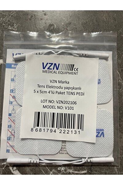 5x5cm Kablolu Tens Pedi