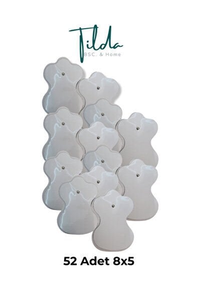 52 Adet Tens Pedi 8 x 5 Fıstık Şekilli Su Bazlı Elektroped