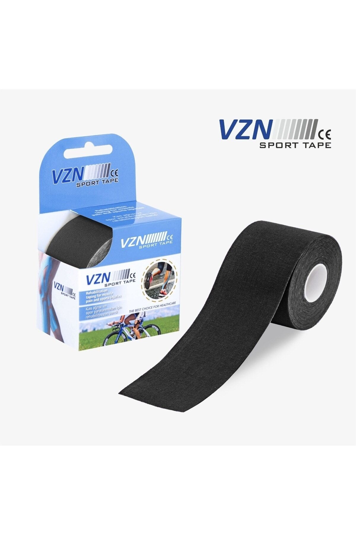 Sport Tape Sport Tape – Sporcu Ağrı Bandı 5m X 5cm Siyah 4 Adet