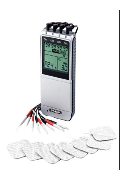 EV 906 4 KANALLI DİJİTAL TENS NMES (EMS) KOMBİNE PORTATİF ELEKTROTERAPİ CİHAZI