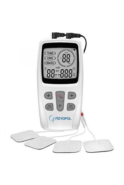 Portatif 3-in-1 Kanallı Tens Ems Cihazı, Bataryalı, Çok Fonksiyonlu