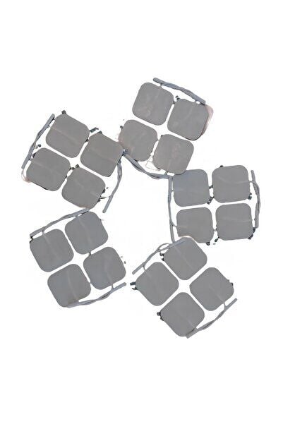 Kendinden Yapışkanlı Kablo Tensi Pedleri 50x50 mm, 4'lü Set, 20 Adet