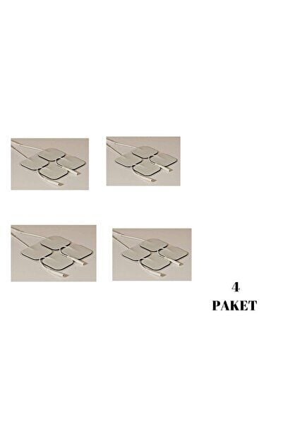 Tens Cihazı Kablolu Yedek Elektrot 5x5 Tens Pedi 4 Paket