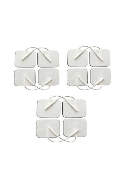 Yapışkanlı elektrod pedi, 5x5 cm, 3'lü paket, tens cihazı uyumlu