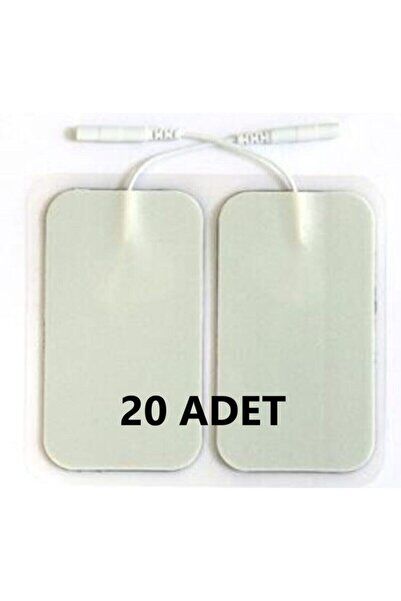 20 Adet Tens Elektrodu 5x9 Kablulu 4 Lü 5 Paket Tens Pedi