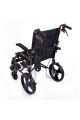 GK863LABJ-12 Jet Black Transfer Alüminyum Tekerlekli Sandalye
