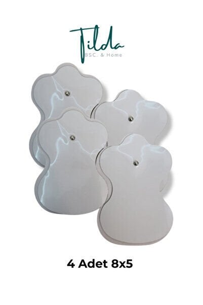 4 Adet Tens Pedi 8 x 5 Fıstık Şekilli Su Bazlı Elektroped