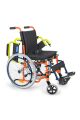Çocuk Tekerlekli Sandalye | 35 cm Oturum, Kompakt Çelik Şase, Güvenlikli DM-312 Kids