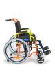 Çocuk Tekerlekli Sandalye | 35 cm Oturum, Kompakt Çelik Şase, Güvenlikli DM-312 Kids