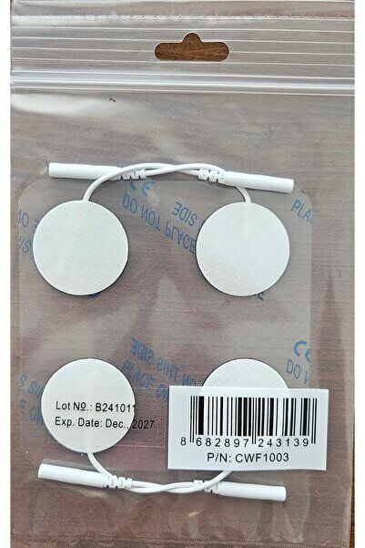 Kendinden Yapışkanlı Kablolu Tens Pedi 3.2MM 4'lü (YÜZ İÇİN)