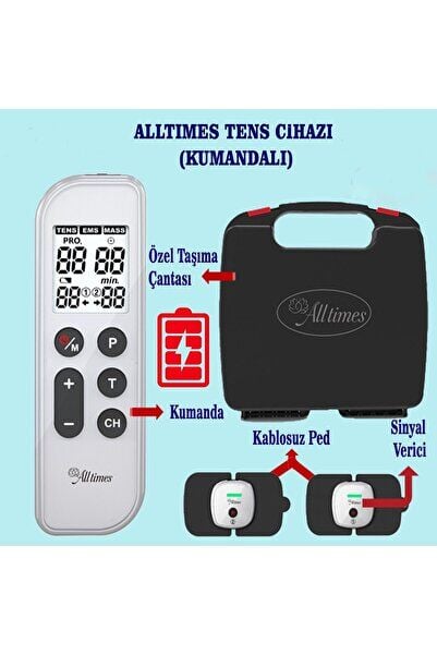 Yeni Kablosuz All Tımes Tens Cihazı (TENS -EMS -MASAJ)