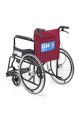 Ky809 Bordo Kumaş Standart Tekerlekli Sandalye