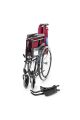 Ky809 Bordo Kumaş Standart Tekerlekli Sandalye
