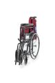 Ky809 Bordo Kumaş Standart Tekerlekli Sandalye