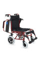 DM-337 Transfer Tekerlekli Sandalye Bordo | 50cm Oturum,Alüminyum Gövde,Katlanır Sırtlı