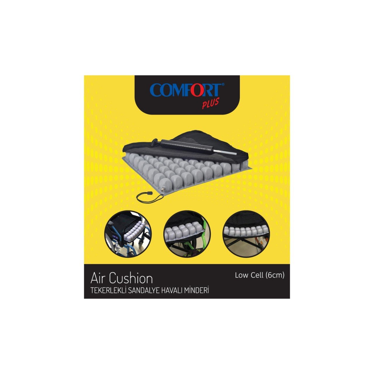 Comfort Plus DM-145 Havalı Oturma Minderi 45x40x10