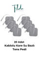 20'li Tens Cihazı Kablolu Yedek Elektrot- 5x5 Kare Tens Pedi 20'li Paket