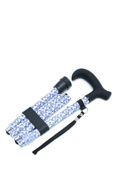 KİFİDİS GB845 Kifidis Desenli Katlanır Baston  Mavi Desenli